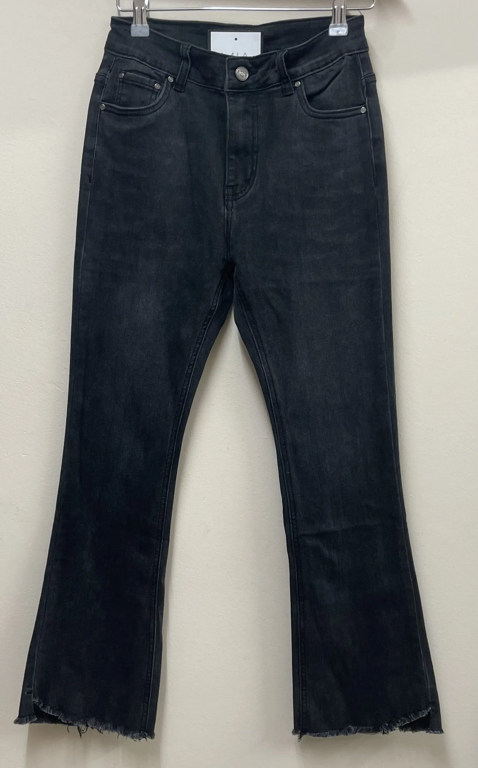 Jeans Desflecados Negro