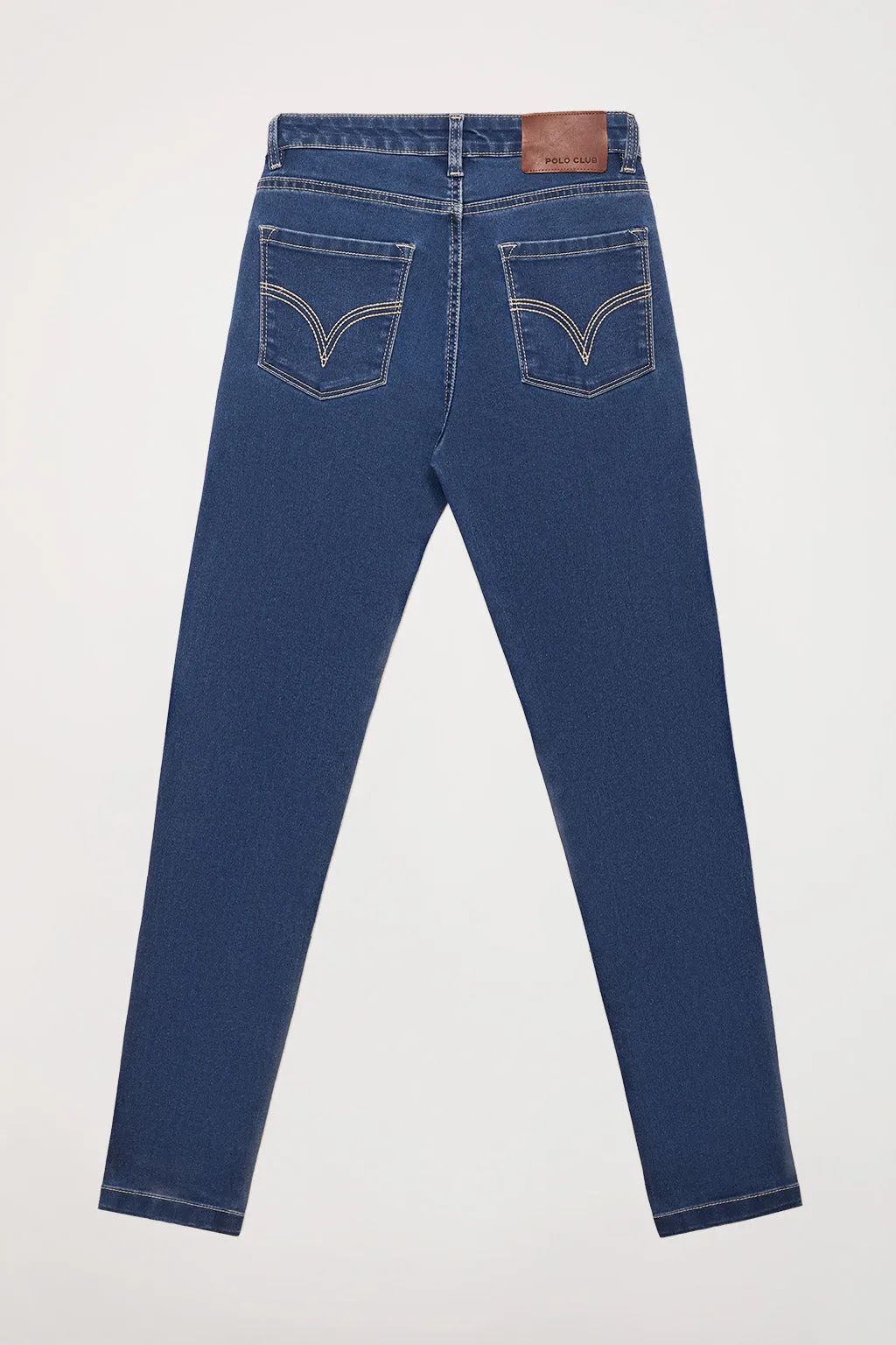 Jeans Slim fit de mujer con detalle bordado Polo Club