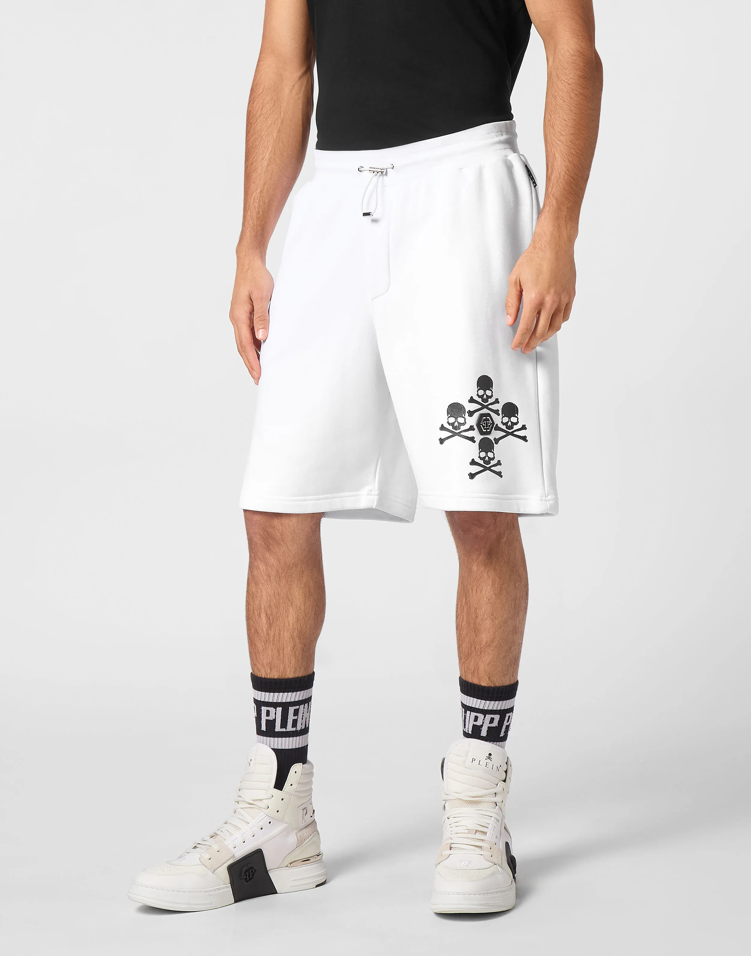 Skull and Bones Jogging Shorts