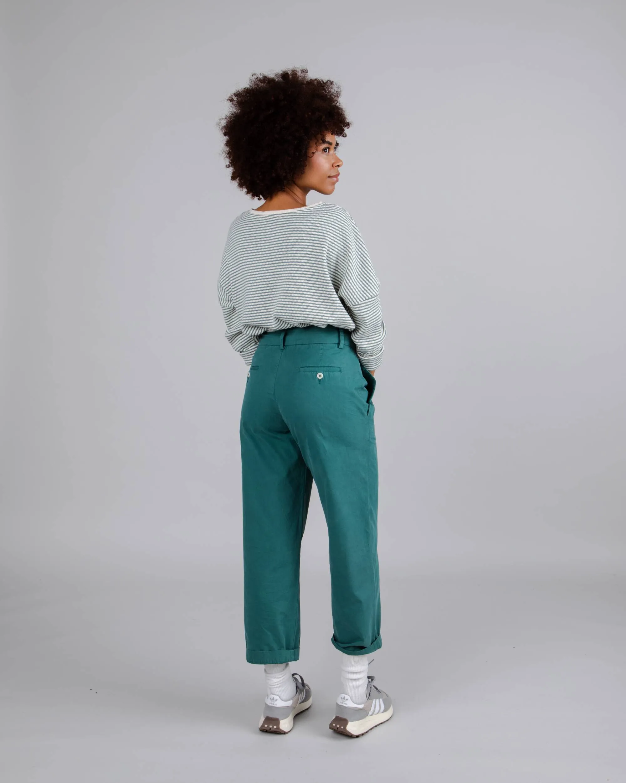 STYLISH PLEATED PANTS  KALE BRAND