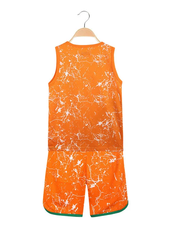 Kappa Sleeveless Short Suit with Print for Boys