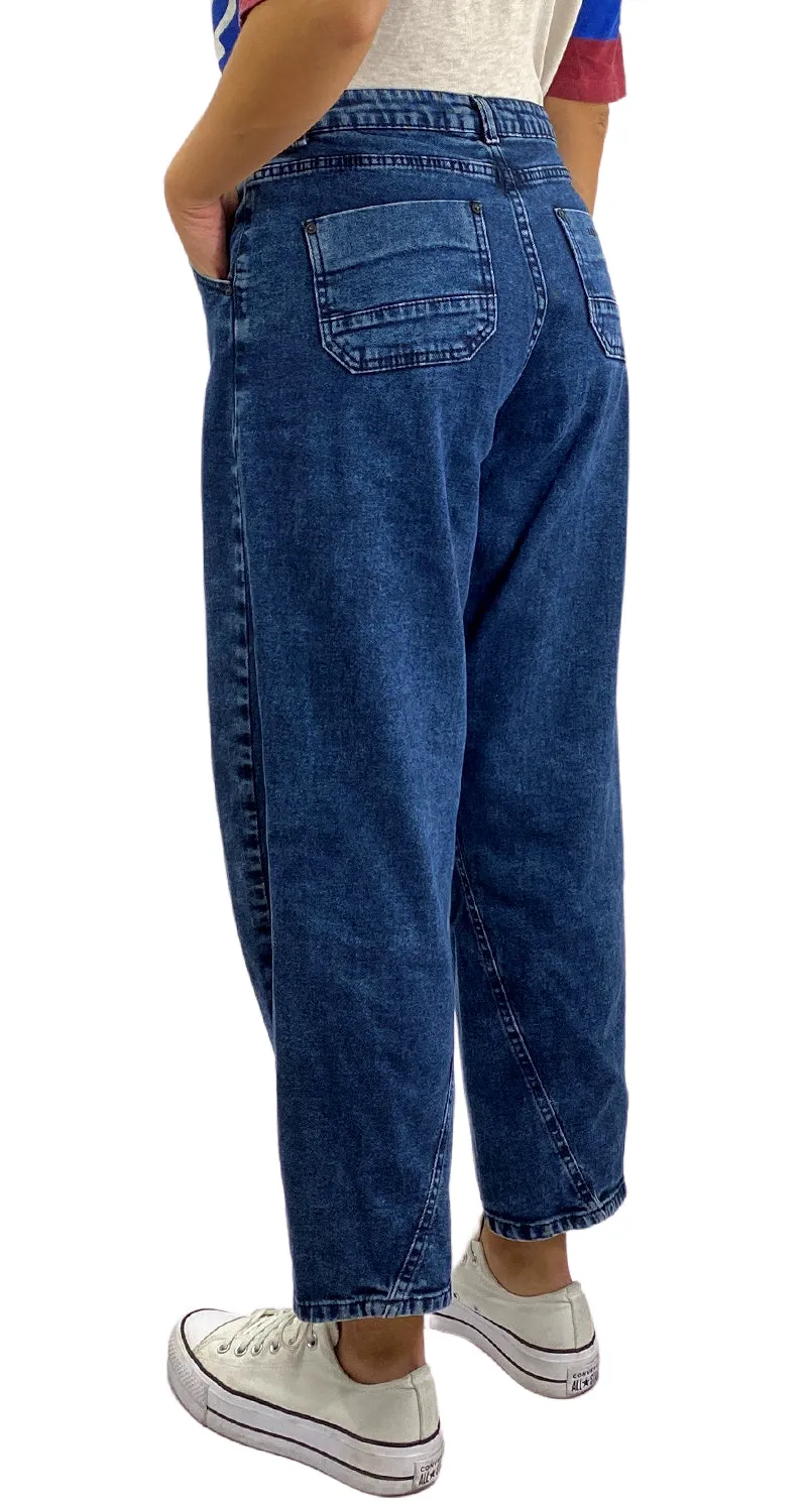 KARYN COO Blue Denim Pants