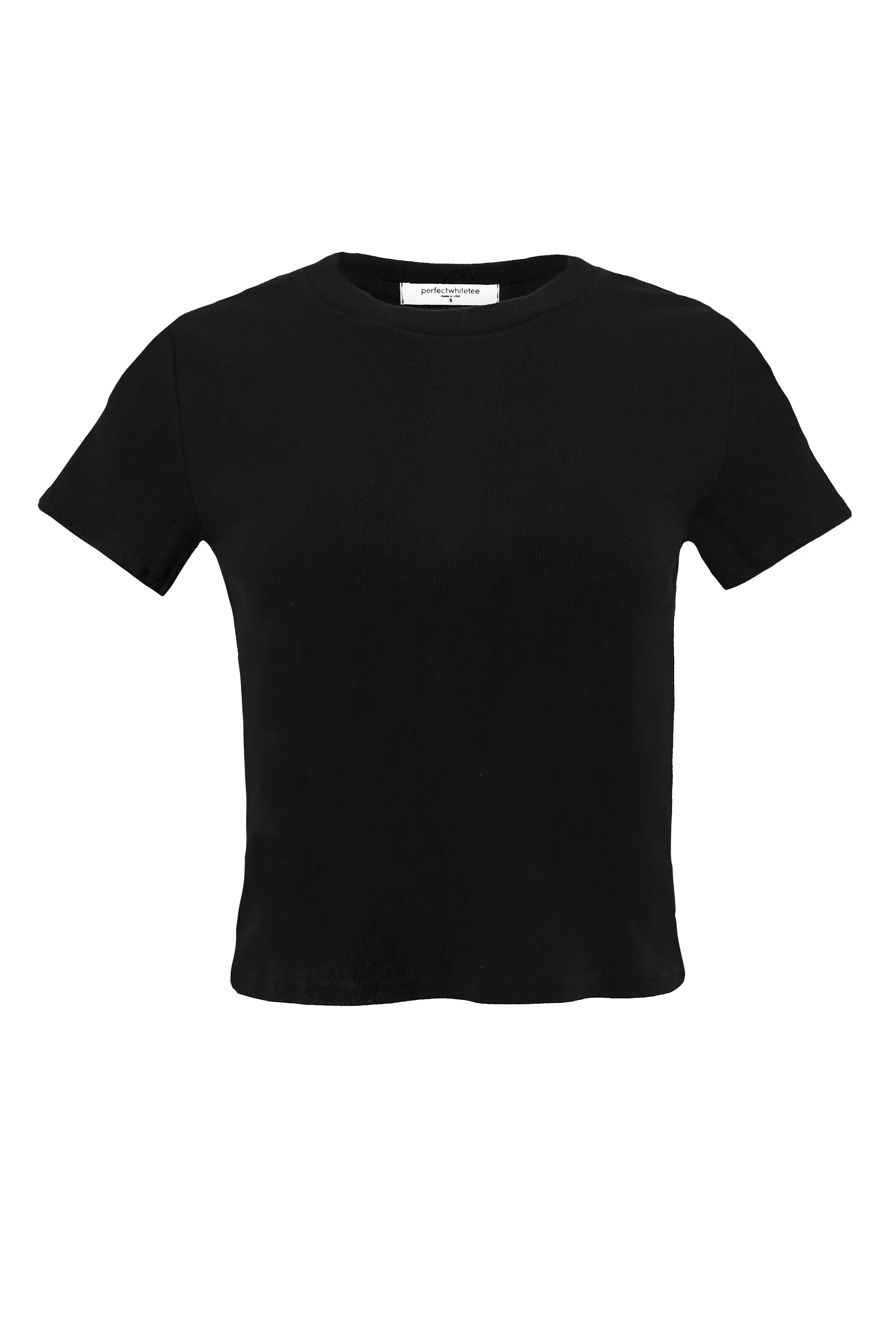 KATZ RIBBED TSHIRT  TRUE BLACK