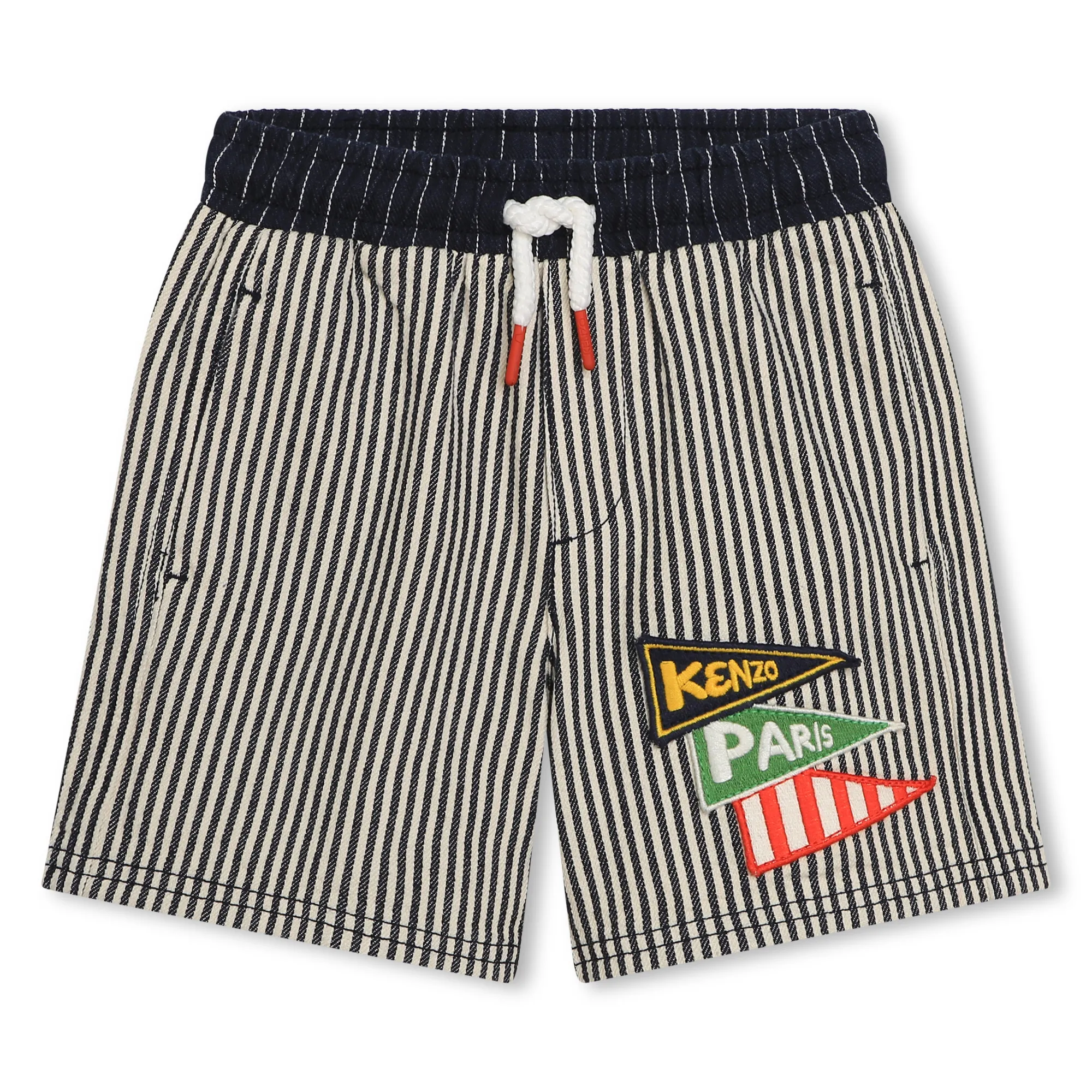 KENZO KIDS Bermudas vaqueras de rayas