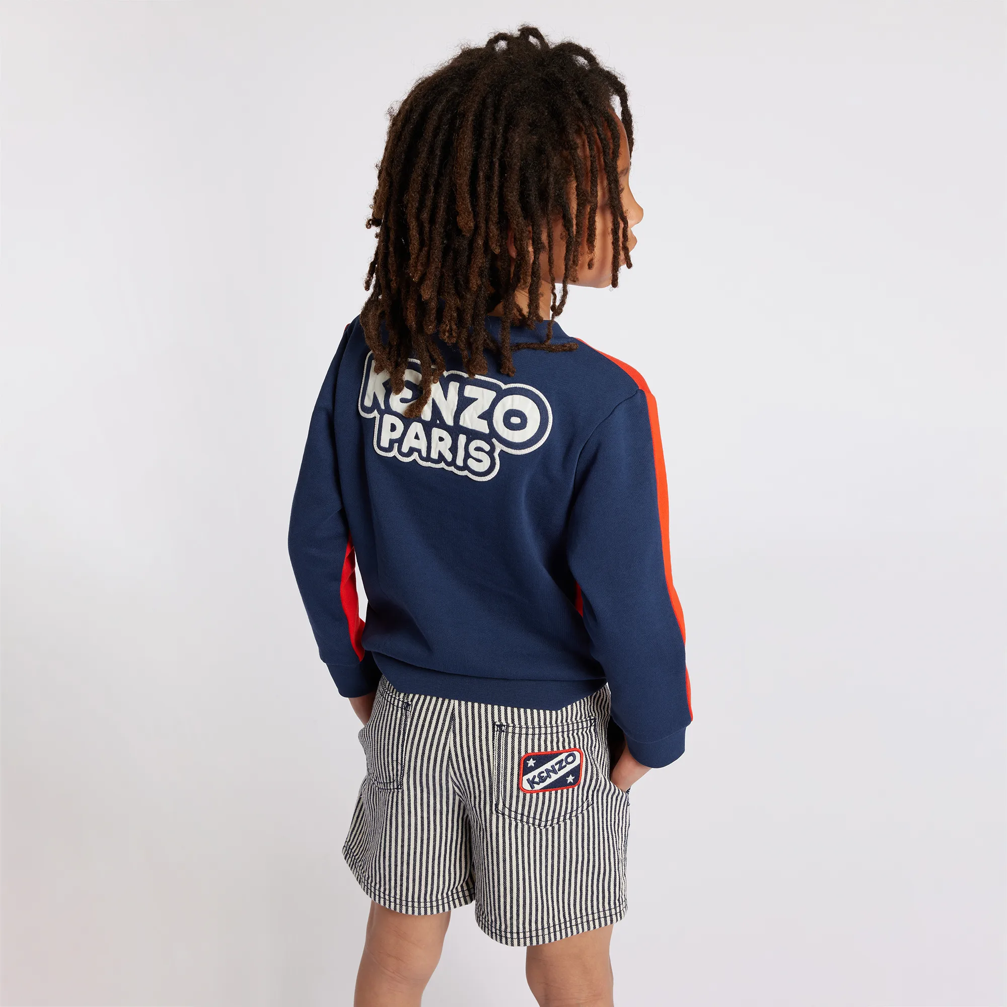 KENZO KIDS Bermudas vaqueras de rayas
