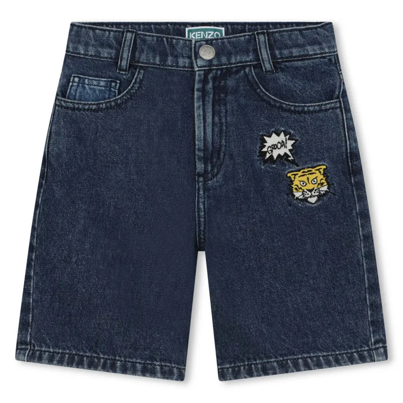KENZO KIDS Bermudas vaqueras
