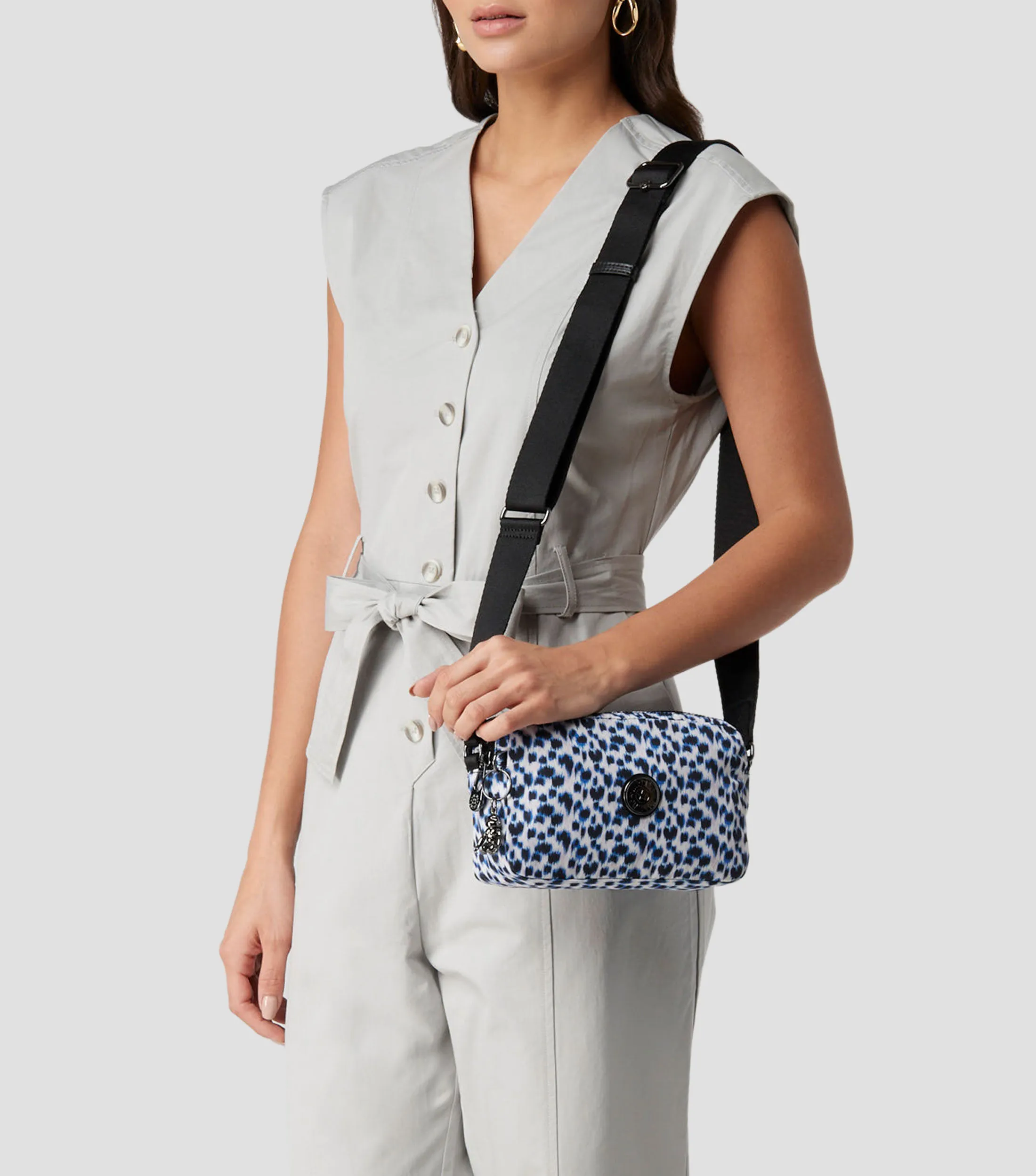 Kipling Bolso Crossbody Basic Elevated Estampado Mujer