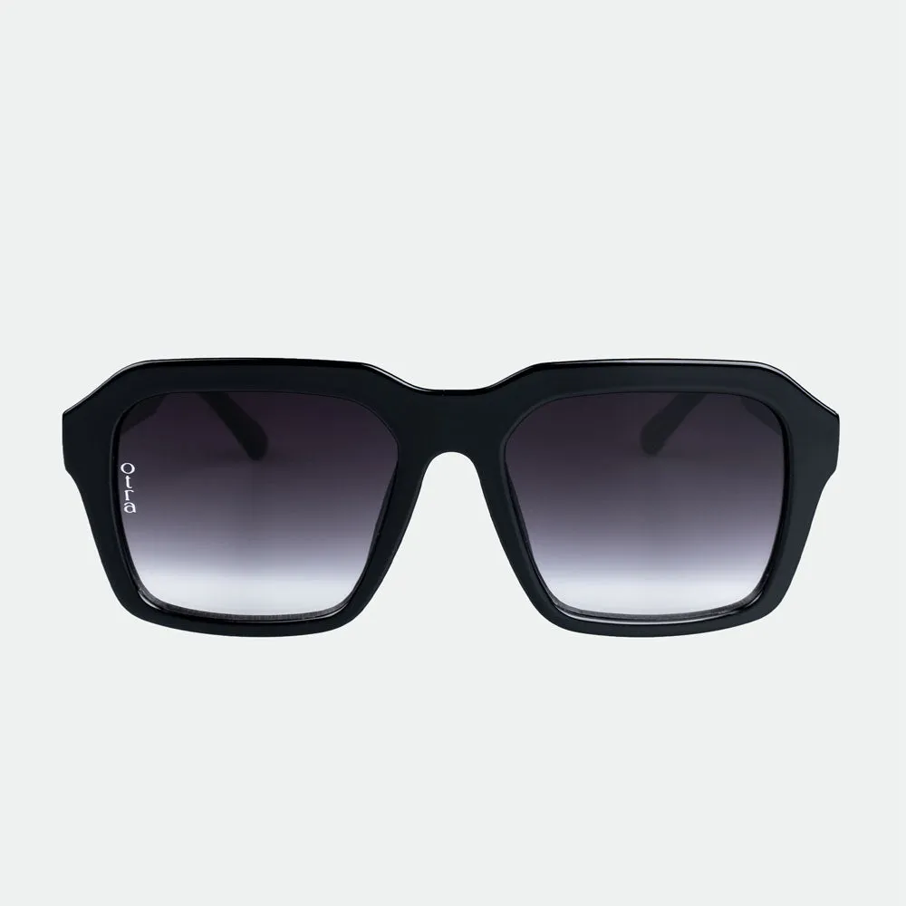Lennox Black Smoke Fade Glasses