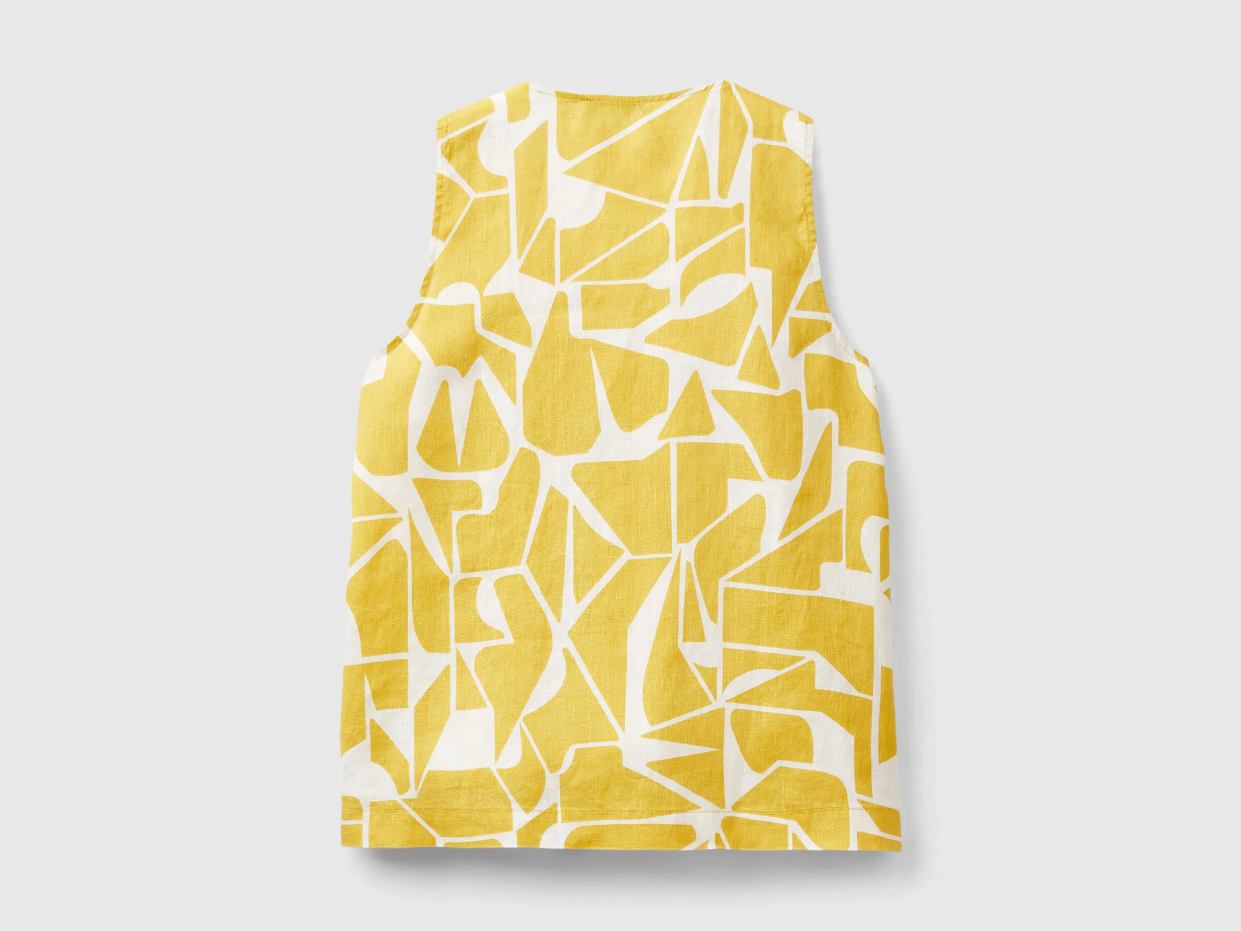 Linen printed blouse