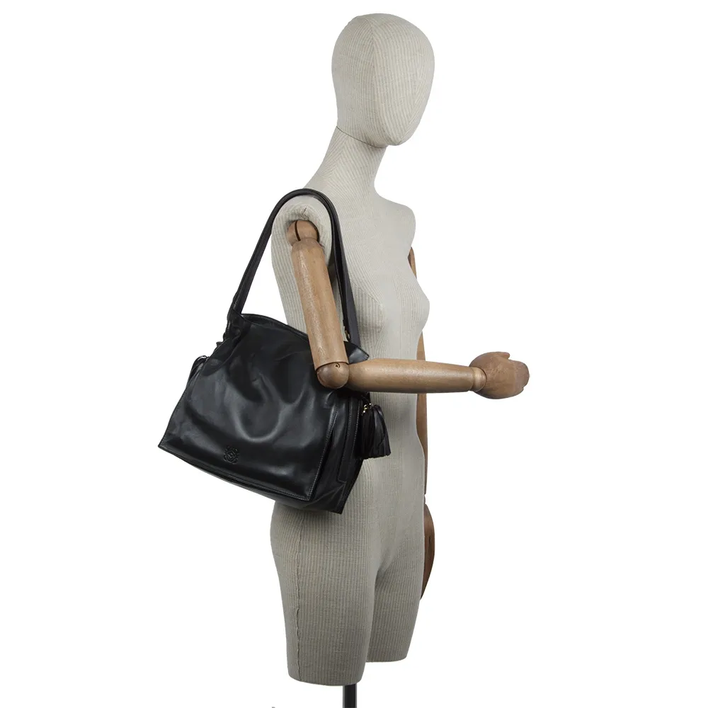 Loewe Black Flamenco Bag 30
