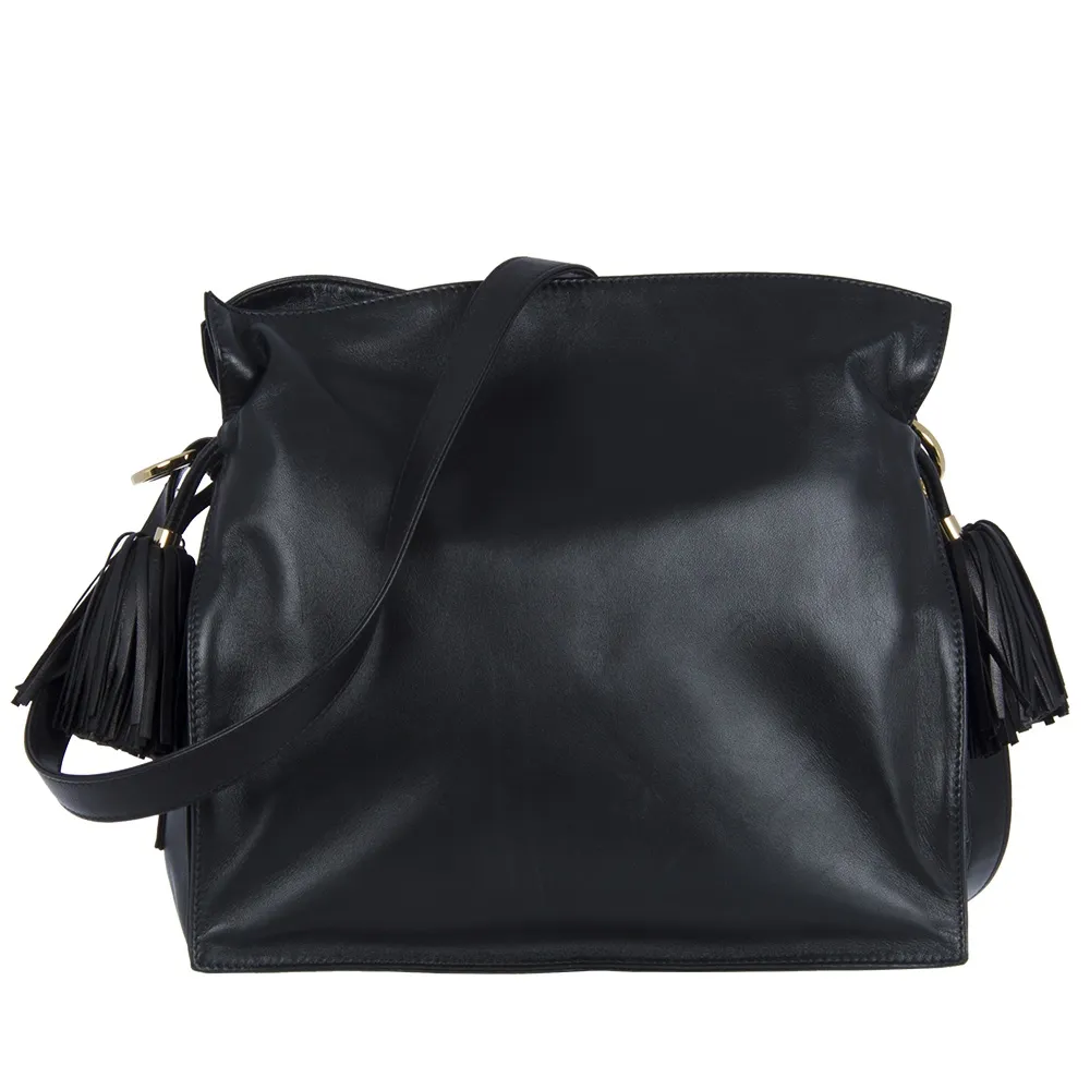 Loewe Black Flamenco Bag 30