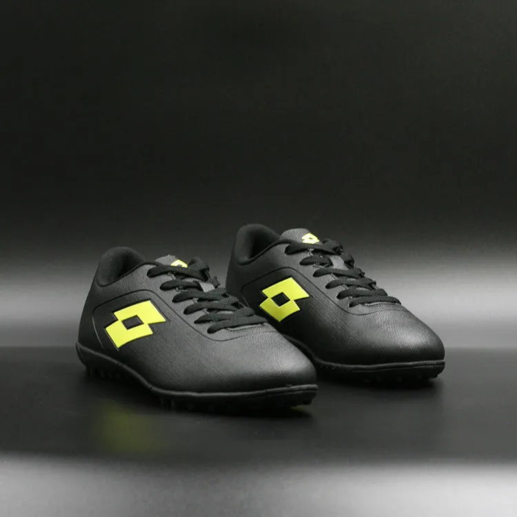 Lotto Cross Cord Baby TF Black Green Kids Football Shoes