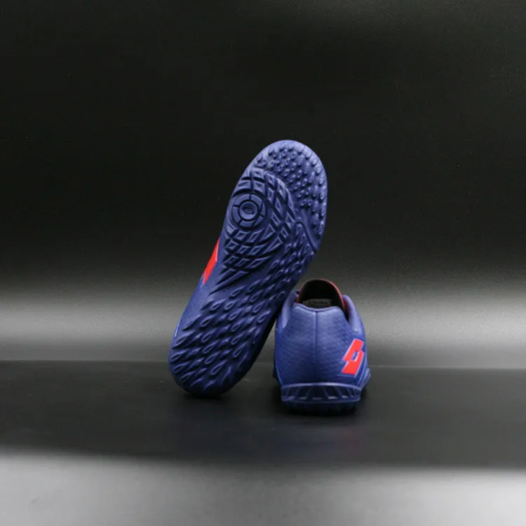 Lotto Maestro 700 IV Kids Soccer Shoes in Blue and Red