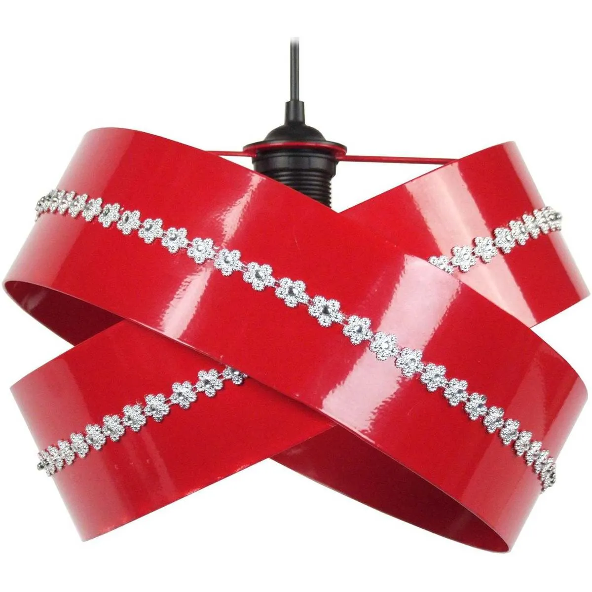 Red Metal Pendant Lamp