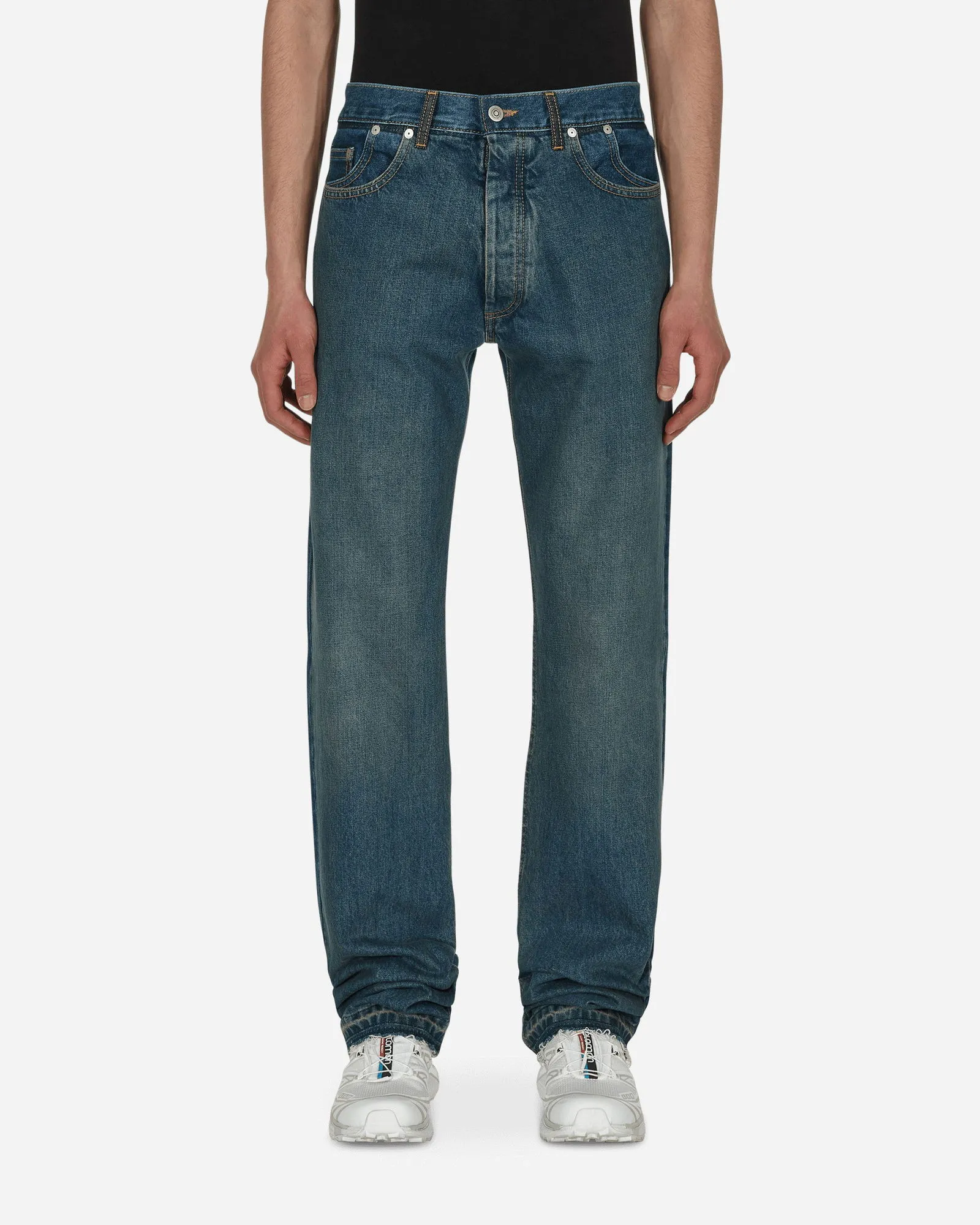 MAISON MARGIELA STRAIGHTLEG FADED DENIM PANTS