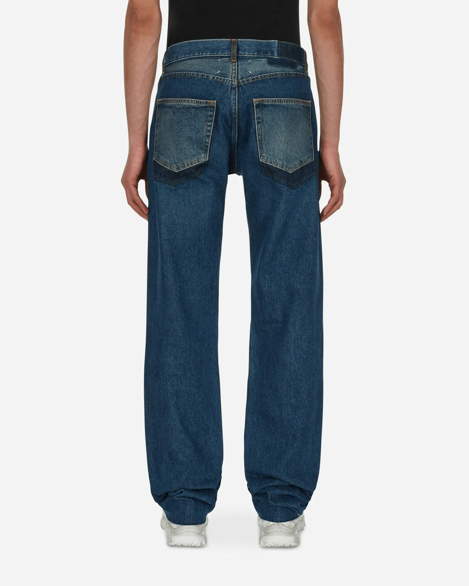 MAISON MARGIELA STRAIGHTLEG FADED DENIM PANTS