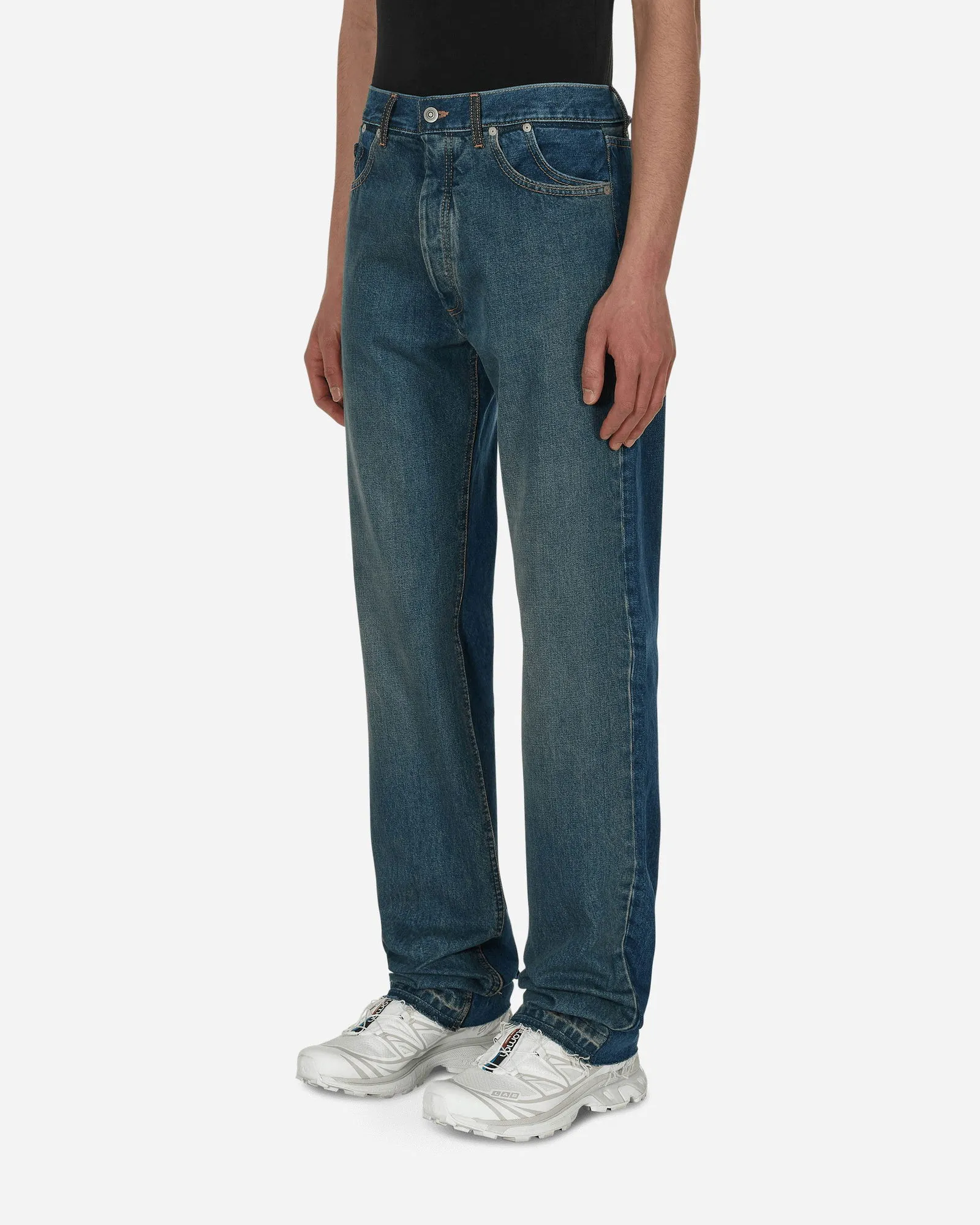 MAISON MARGIELA STRAIGHTLEG FADED DENIM PANTS