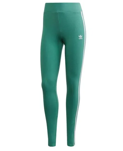 ADIDAS 3STRIPE GREEN WOMEN'S TIGHTS