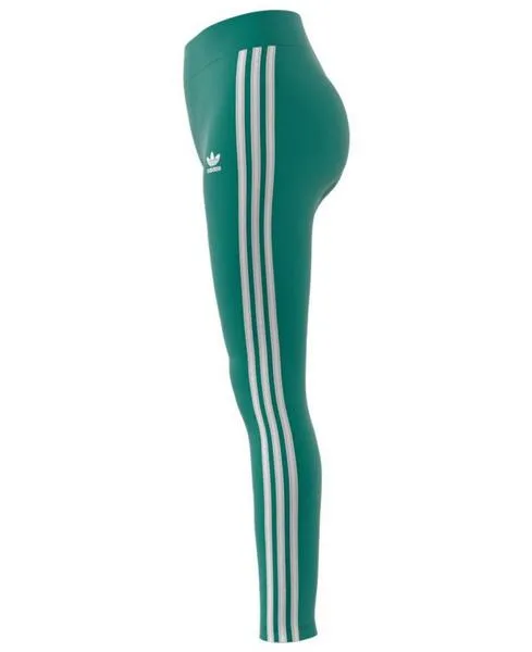 ADIDAS 3STRIPE GREEN WOMEN'S TIGHTS