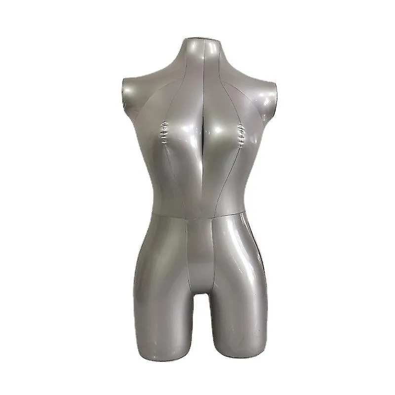 MANNEQUIN GONFLABLE FéMININ, PRéSENTOIR DE FENêTRE DE VêTEMENTS DE CORPS POUR L'AFFICHAGE DE VêTEMENTS DEMICORPS MODèLE BRA