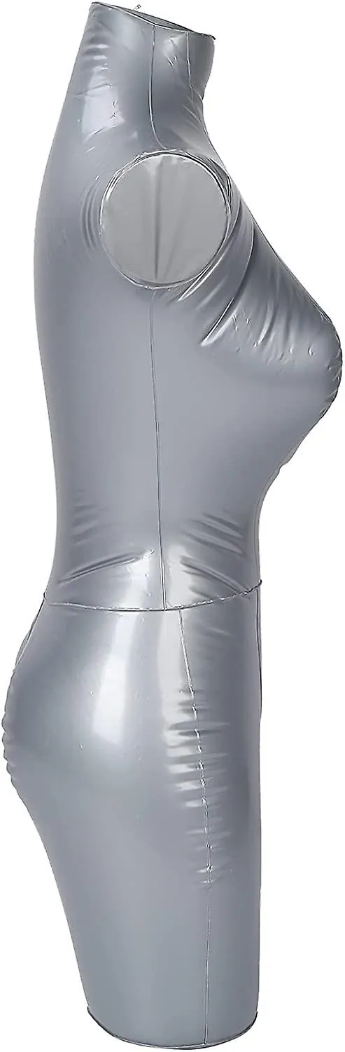MANNEQUIN GONFLABLE FéMININ, PRéSENTOIR DE FENêTRE DE VêTEMENTS DE CORPS POUR L'AFFICHAGE DE VêTEMENTS DEMICORPS MODèLE BRA