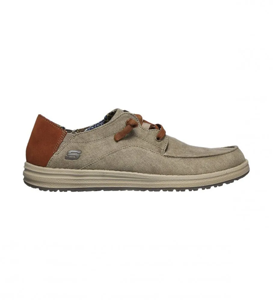 Melson taupe shoes.