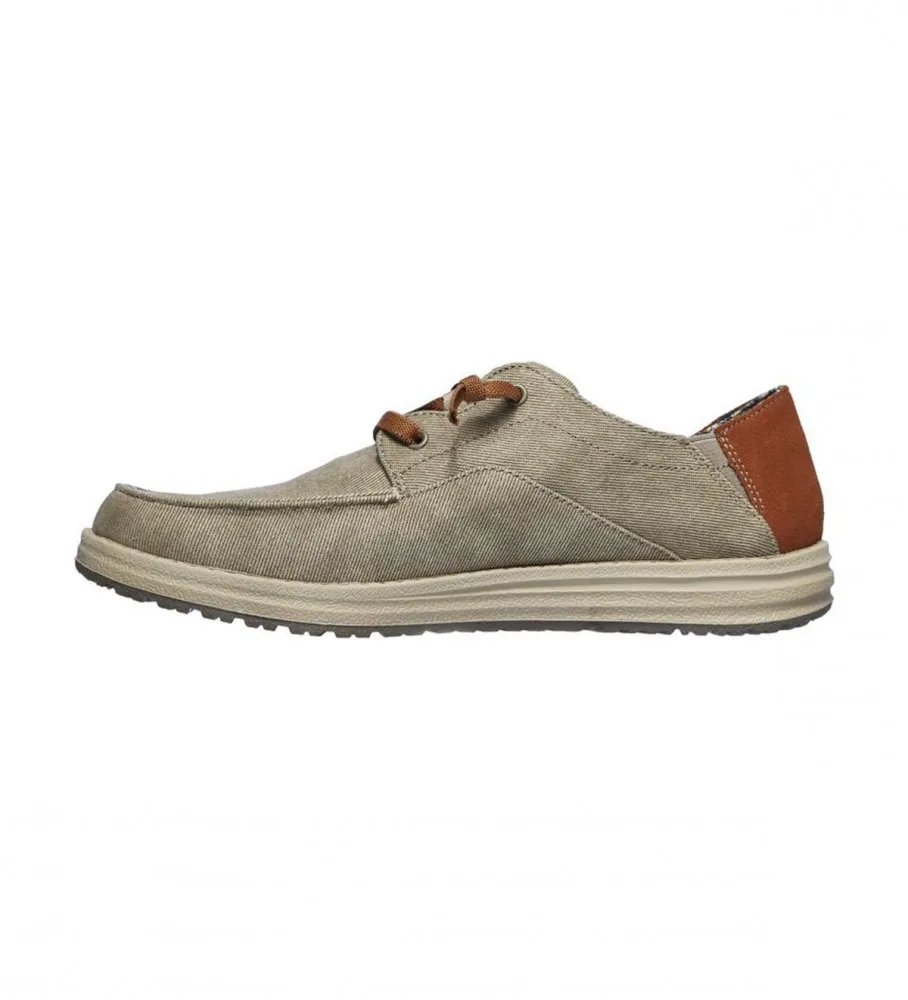 Melson taupe shoes.