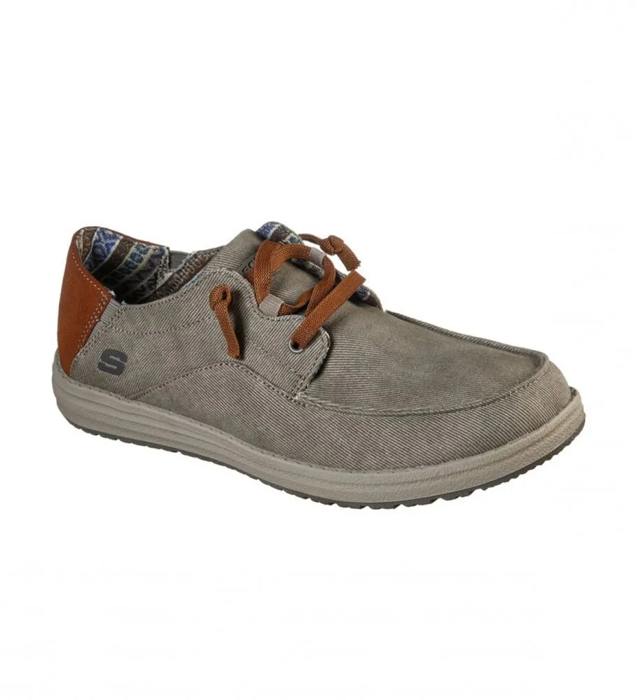Melson taupe shoes.