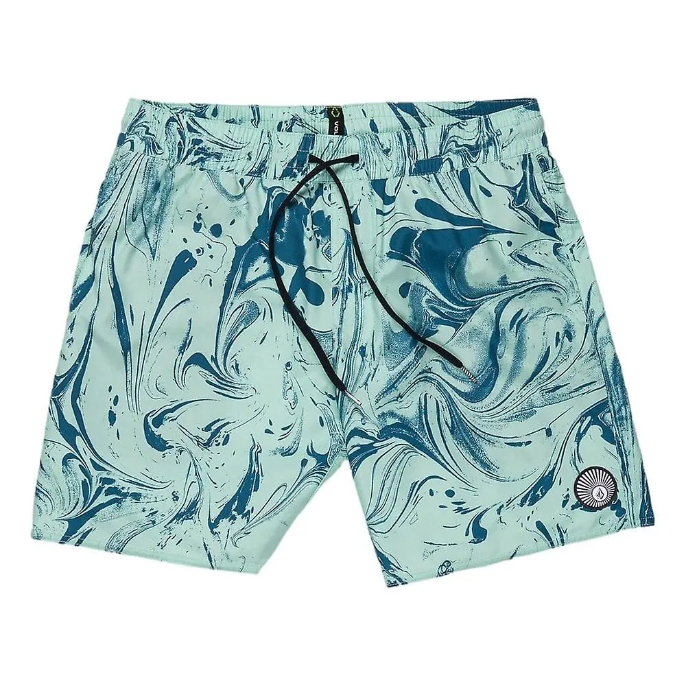VOLCOM MEN'S CENTER PRINT TRUNKS 17INCH