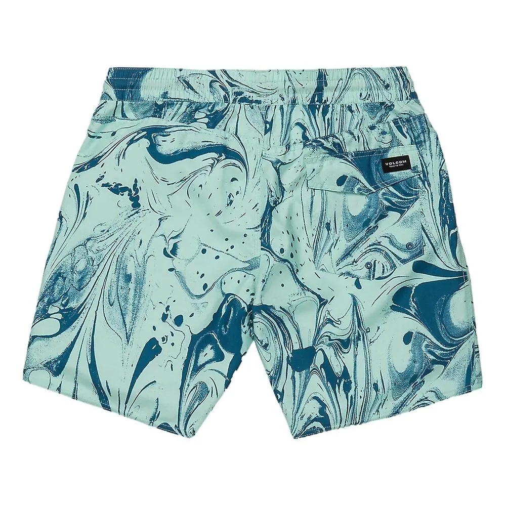 VOLCOM MEN'S CENTER PRINT TRUNKS 17INCH