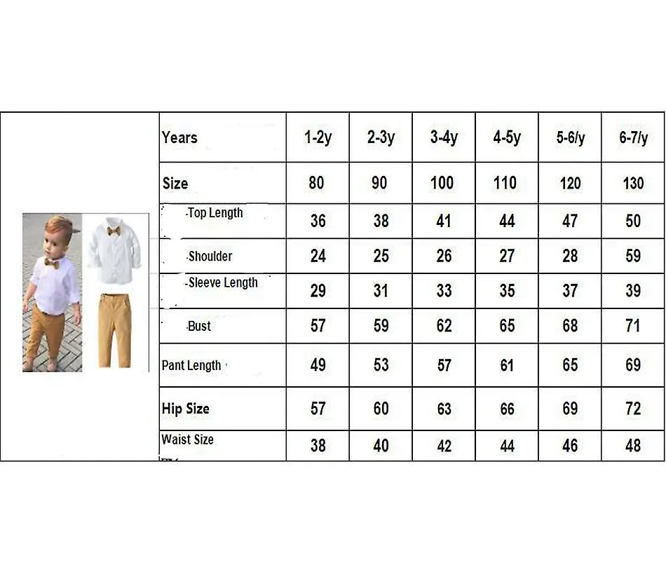 Miman Baby Boys Clothes Dress Shirt With Bowtie And Pants