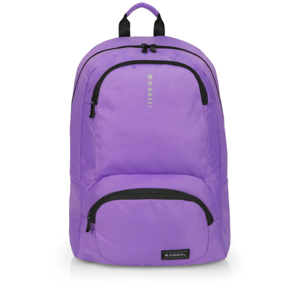 Mochila + Estuche GABOL TRIPLE LILA