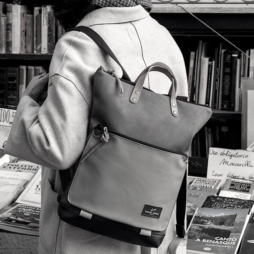 Canvas Outlet Book Holder Backpack