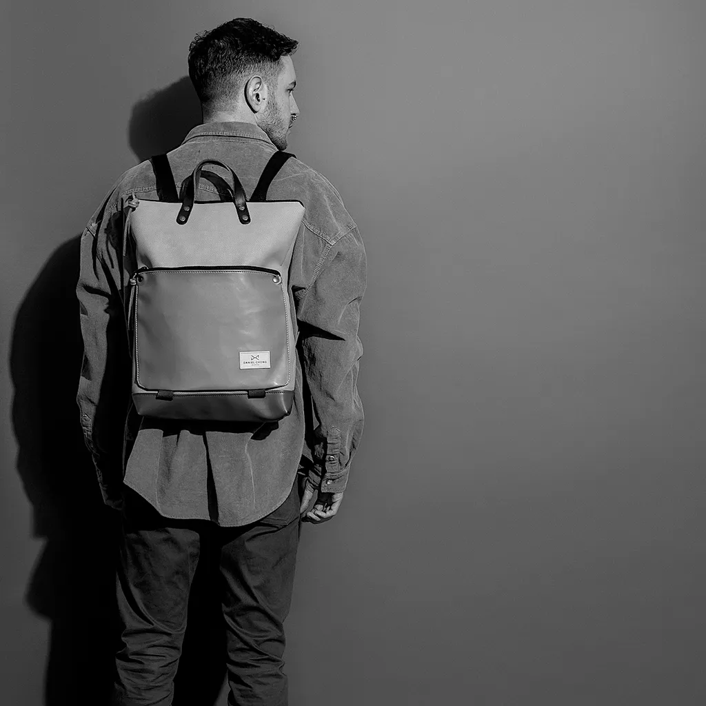 Canvas Outlet Book Holder Backpack