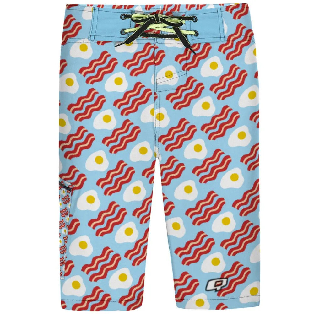 BOARD SHORTS WITH BACON THEME  MORE BACON