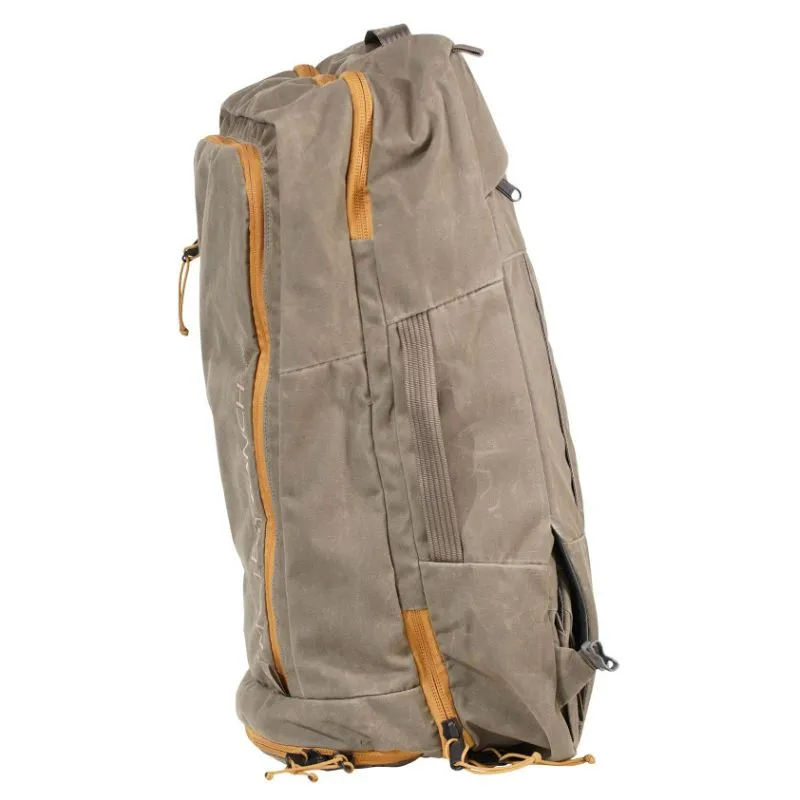 MYSTERY RANCH MISSION ROVER 45  WAX COATED TRAVEL BAG