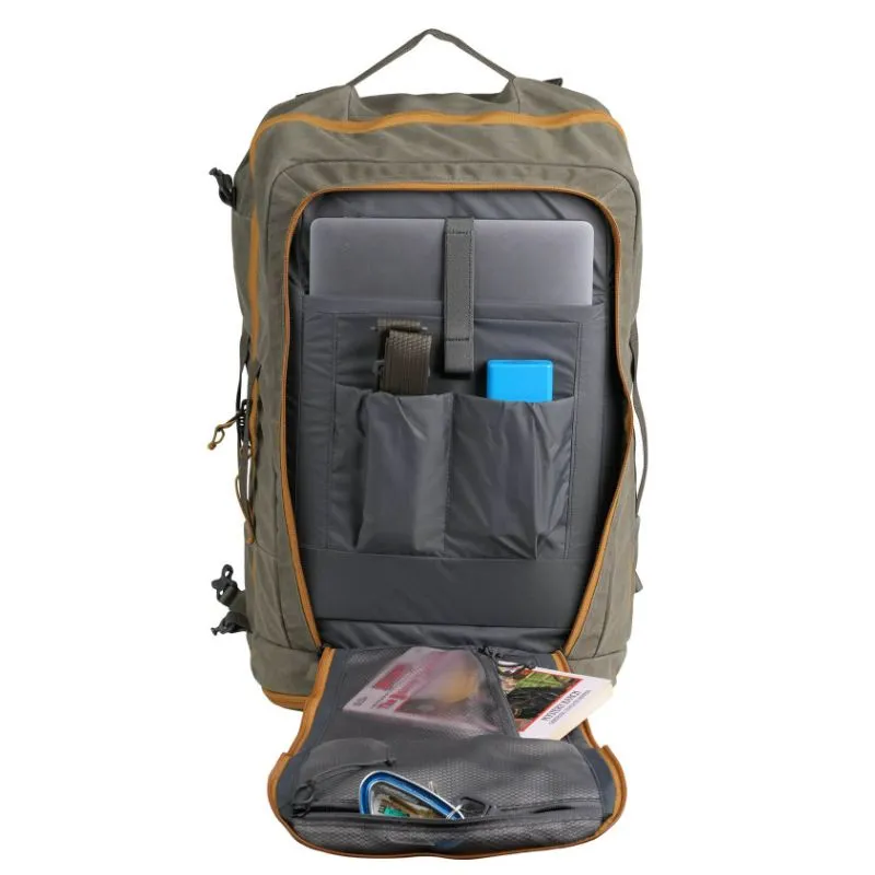MYSTERY RANCH MISSION ROVER 45  WAX COATED TRAVEL BAG