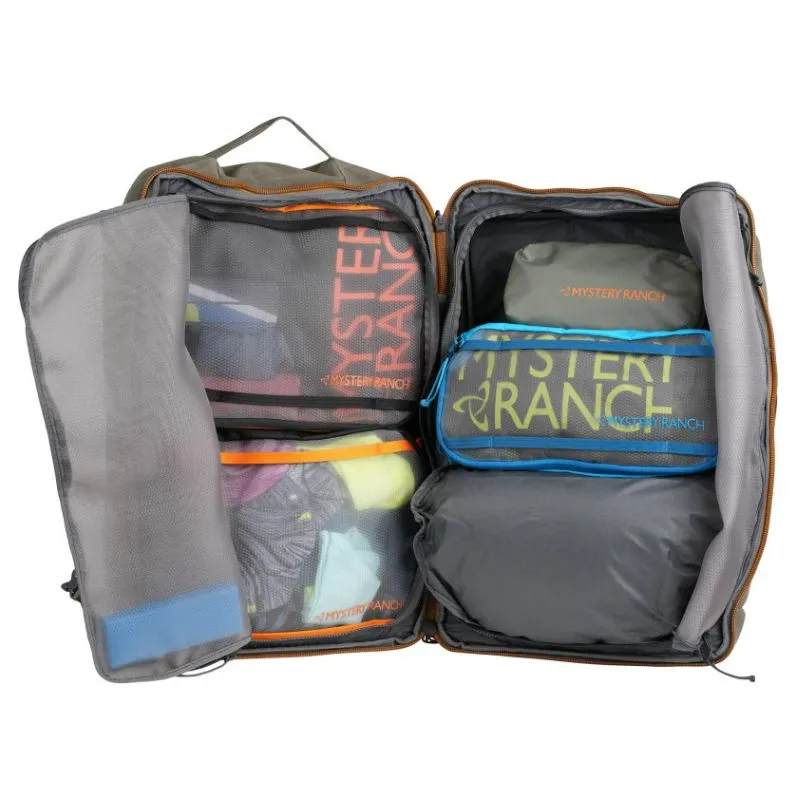 MYSTERY RANCH MISSION ROVER 45  WAX COATED TRAVEL BAG