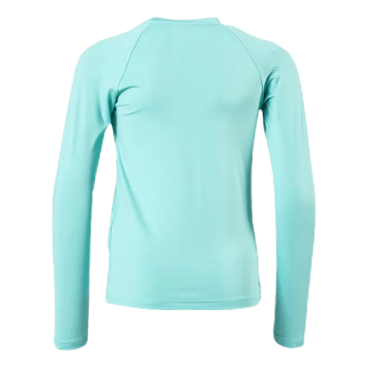 Natación Nike Long Sleeve Hydroguard Junior Green