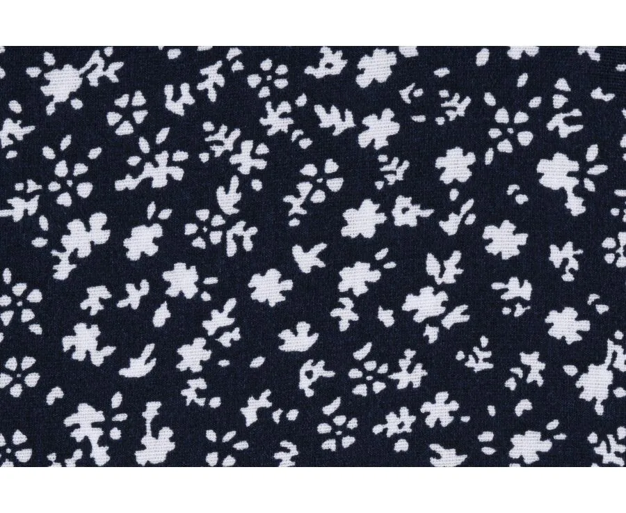 NAVY FLORAL PRINT SHIRT  MATHURIN