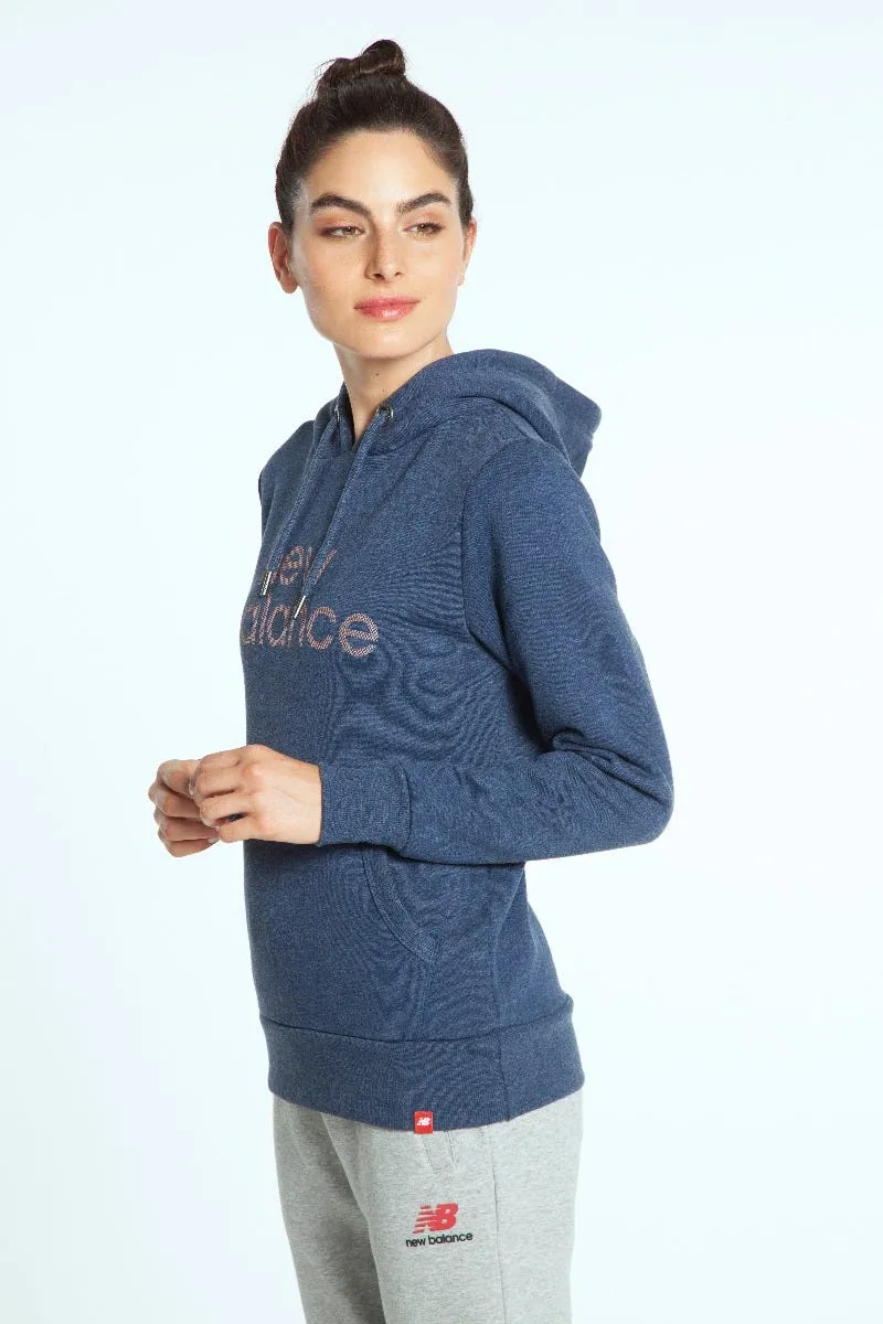 New Balance Urban Womens Blue Hoodie