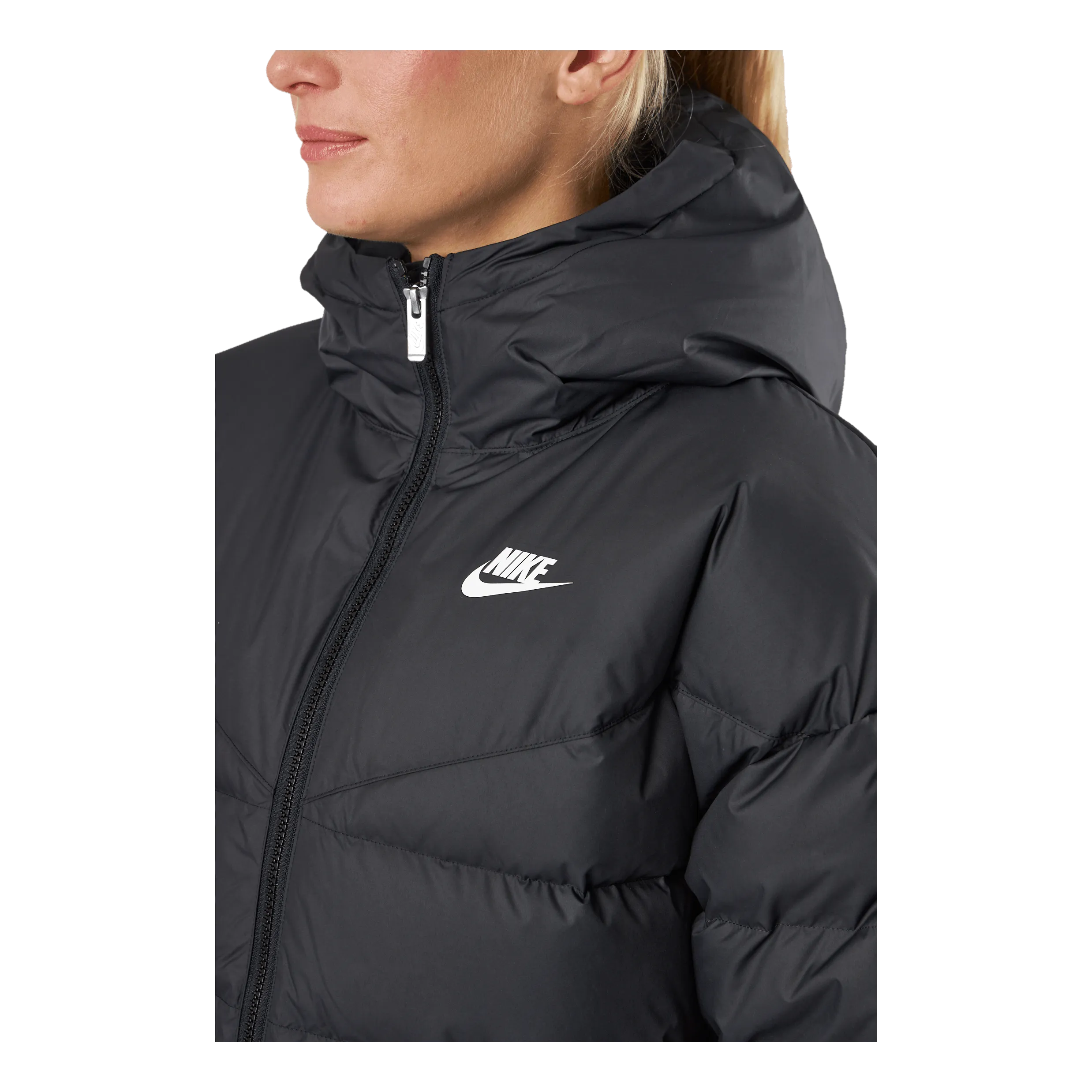 NIKE SPORTSWEAR STORMFIT WIND BLACK WHITE WHITE