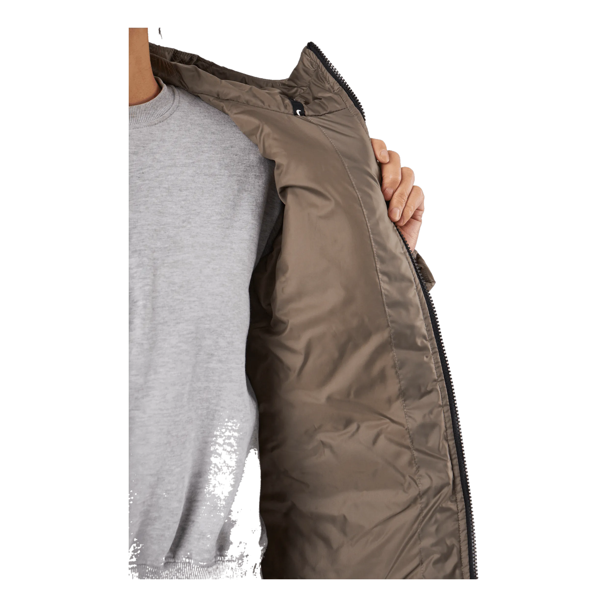 NIKE SPORTSWEAR THERMAFIT REP OLIVE GREY BLACK BLACK