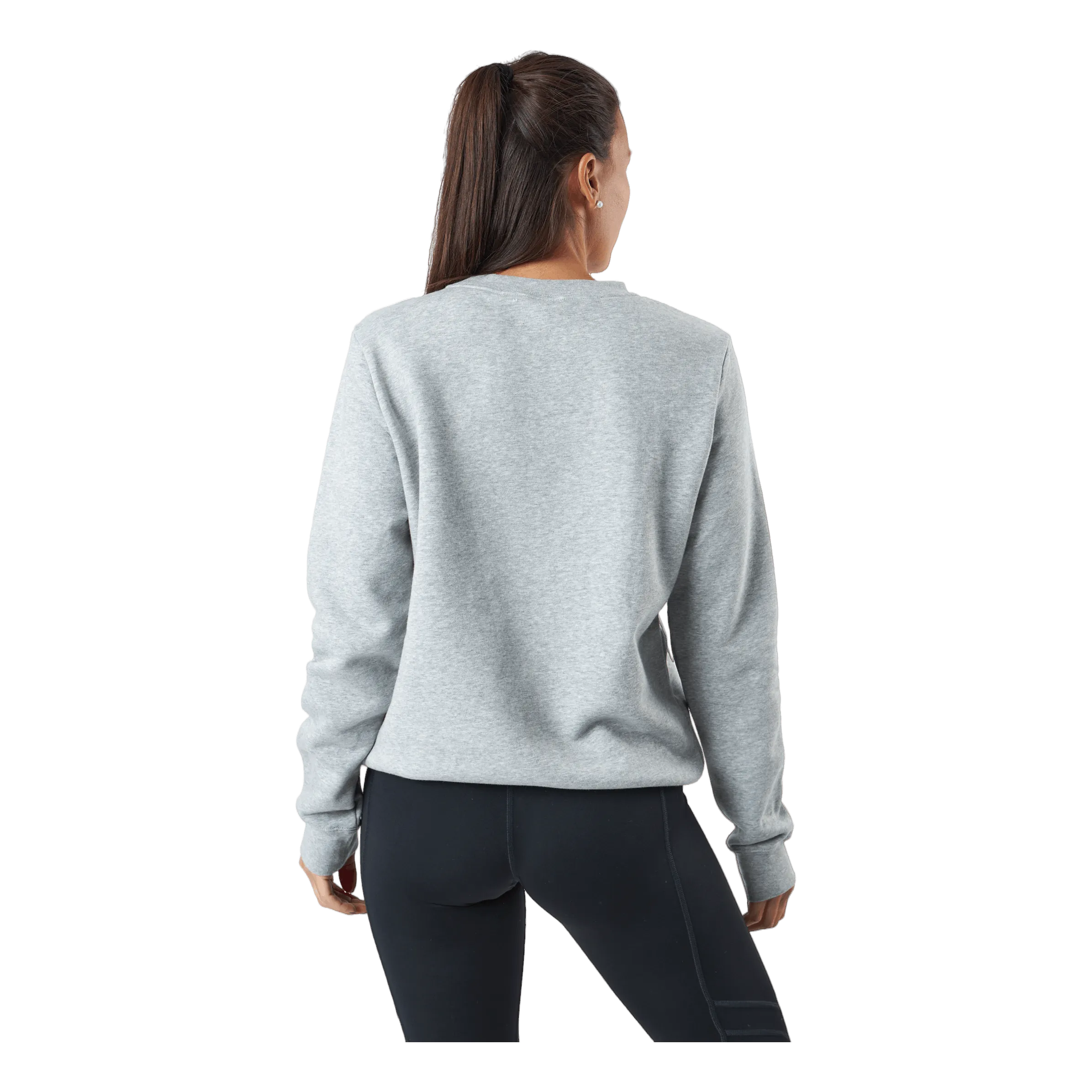Nike Sportswear Club Fleece Women's Crew DK GREY HEATHER/WHITE