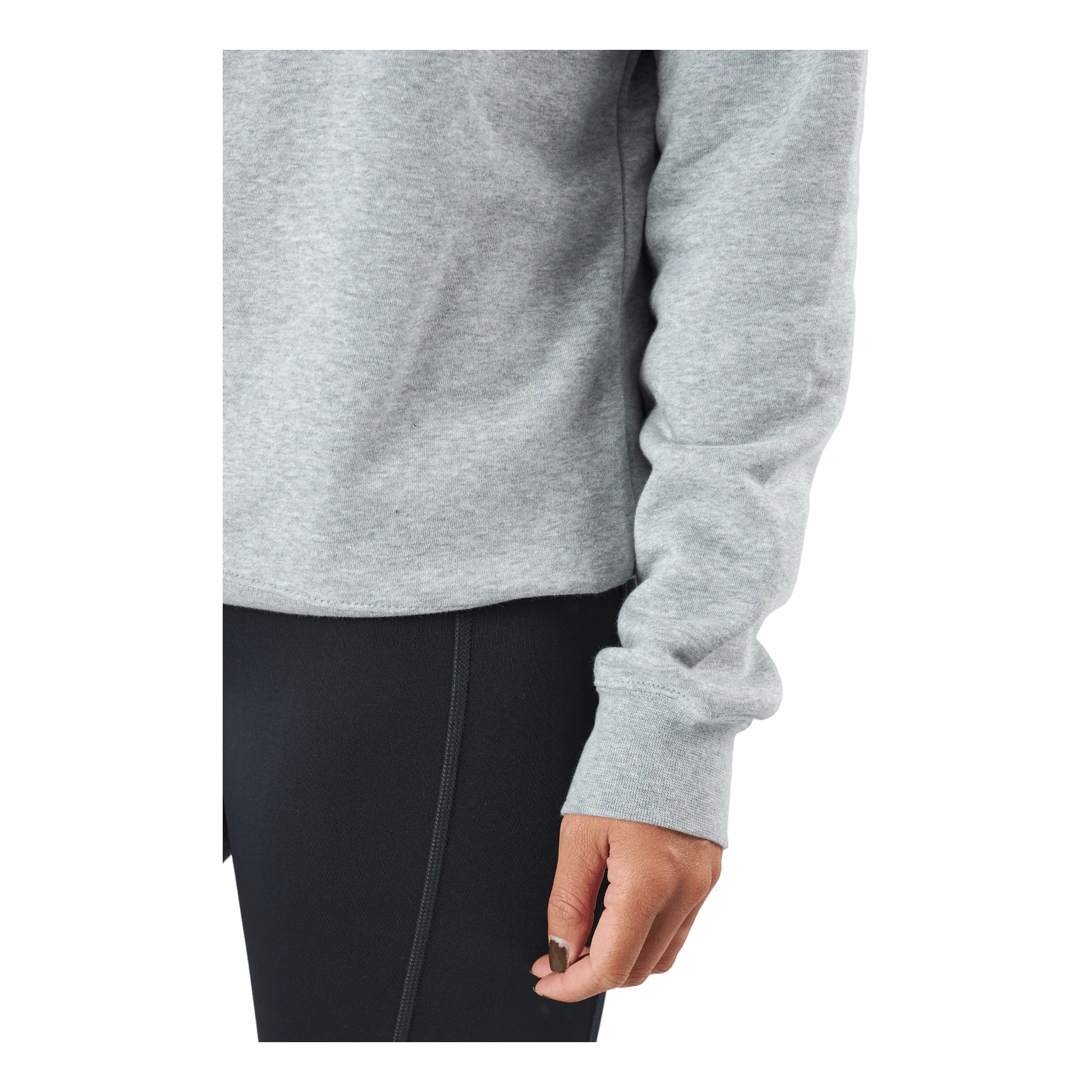 Nike Sportswear Club Fleece Women's Crew DK GREY HEATHER/WHITE