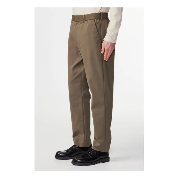 NN.07 Billie 1089 Elastic Pants | Brown Khaki