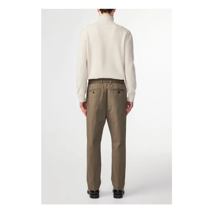 NN.07 Billie 1089 Elastic Pants | Brown Khaki