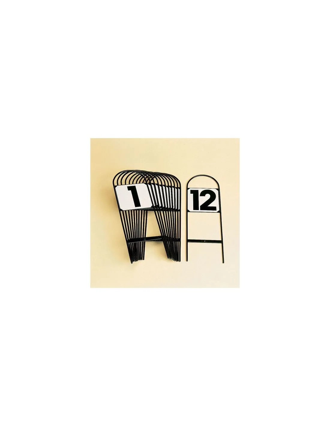 Track Number Signs STUBBS S671M (Set of 1 to 12)