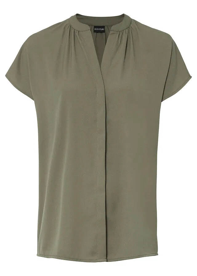 Olive Green Blouse