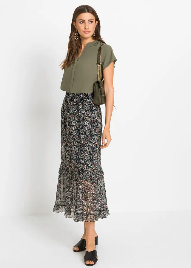 Olive Green Blouse